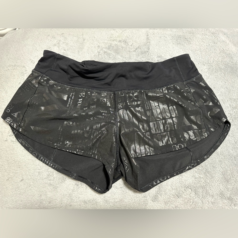 Lululemon Sleek Black Women's Athletic Shorts